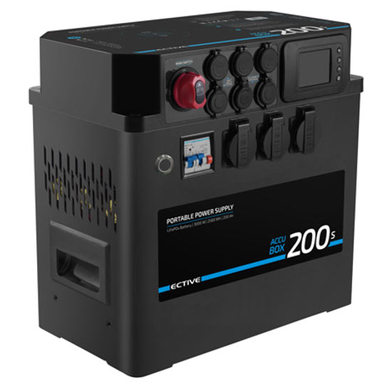 ECTIVE AccuBox 200s tragbare Stromversorgung - Modell 2023 - mit
