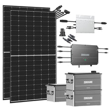 Lade das Bild in den Galerie-Viewer, Balkonkraftwerk mit ZENDURE Speicher 2,88 kWh Mikrowechselrichter (800W)
