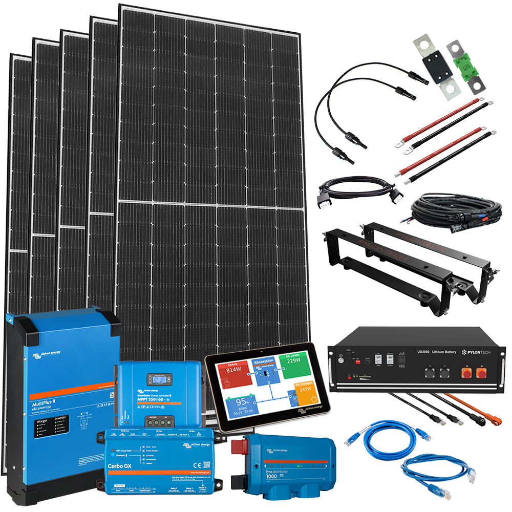 Offgridtec HomePremium S USV Solaranlage 2075Wp 3,5kWh LiFePo4 Speicher 1-phasig