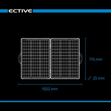 Lade das Bild in den Galerie-Viewer, ECTIVE MSP 120 SunBoard faltbares Solarmodul
