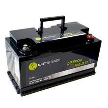 Lade das Bild in den Galerie-Viewer, WATTSTUNDE® Lithium 100Ah LiFePO4 Batterie LIX100D-LT
