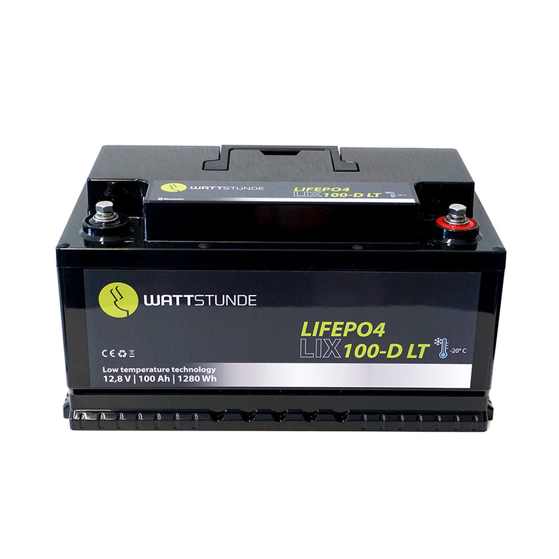 WATTSTUNDE® Lithium 100Ah LiFePO4 Batterie LIX100D-LT